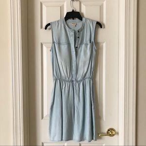 Merona light denim tank dress